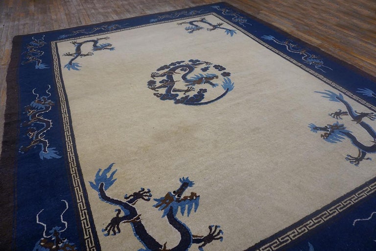 Skin Rug China Antique Chinese Peking Rug For Sale at 1stDibs