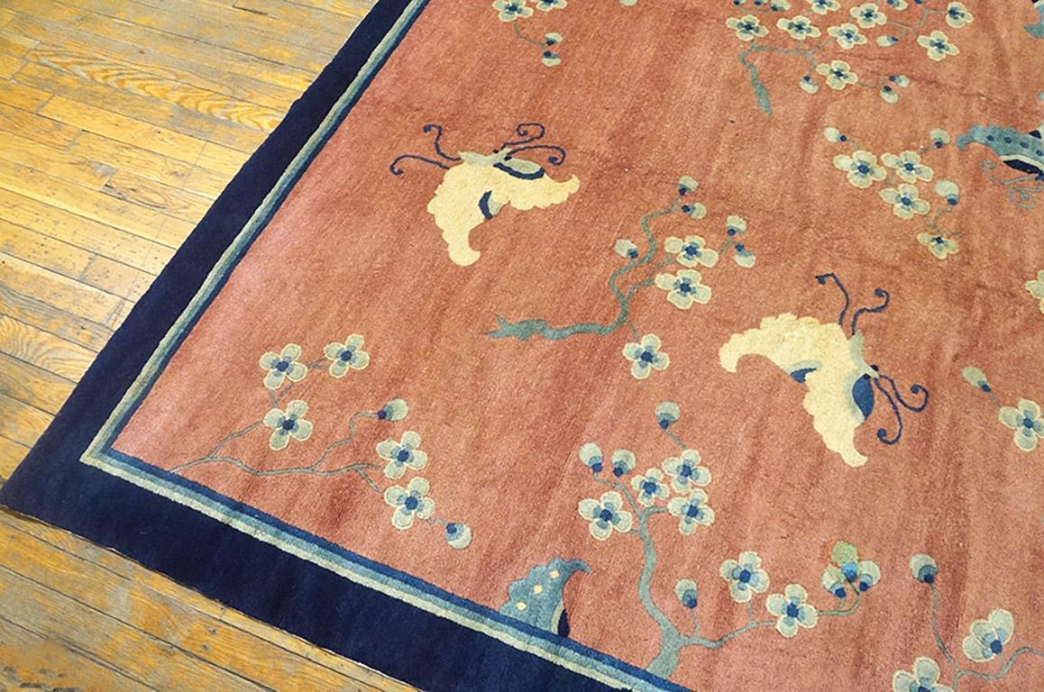 Fin du XIXe siècle Tapis chinois de Pékin du 19ème siècle ( 9'3