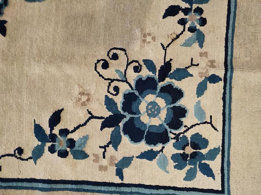 Tapis chinois ancien de Pékin de 9' 3