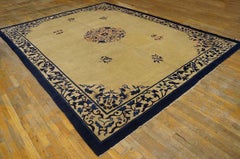 Antique Chinese Peking Rug 9' 4" x 11' 10"