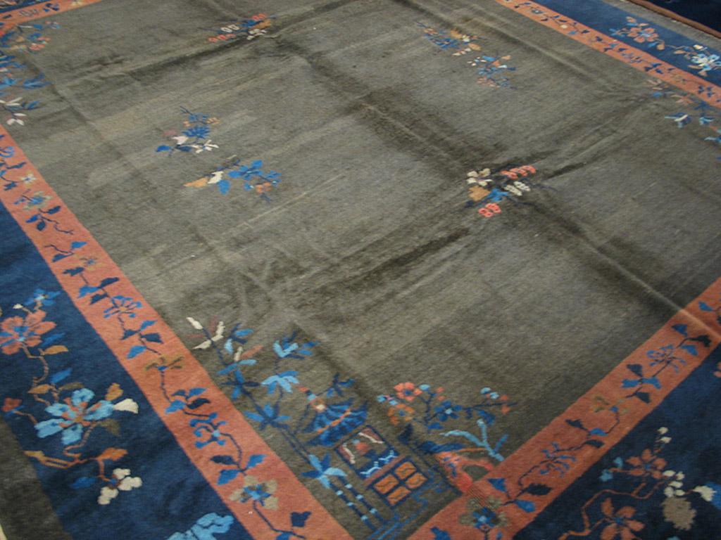 Antique Chinese Peking rug, size: 9'9