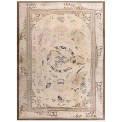 Antique 19th Century Chinese Peking Carpet ( 9" x 12'3" - 274 x 373 )