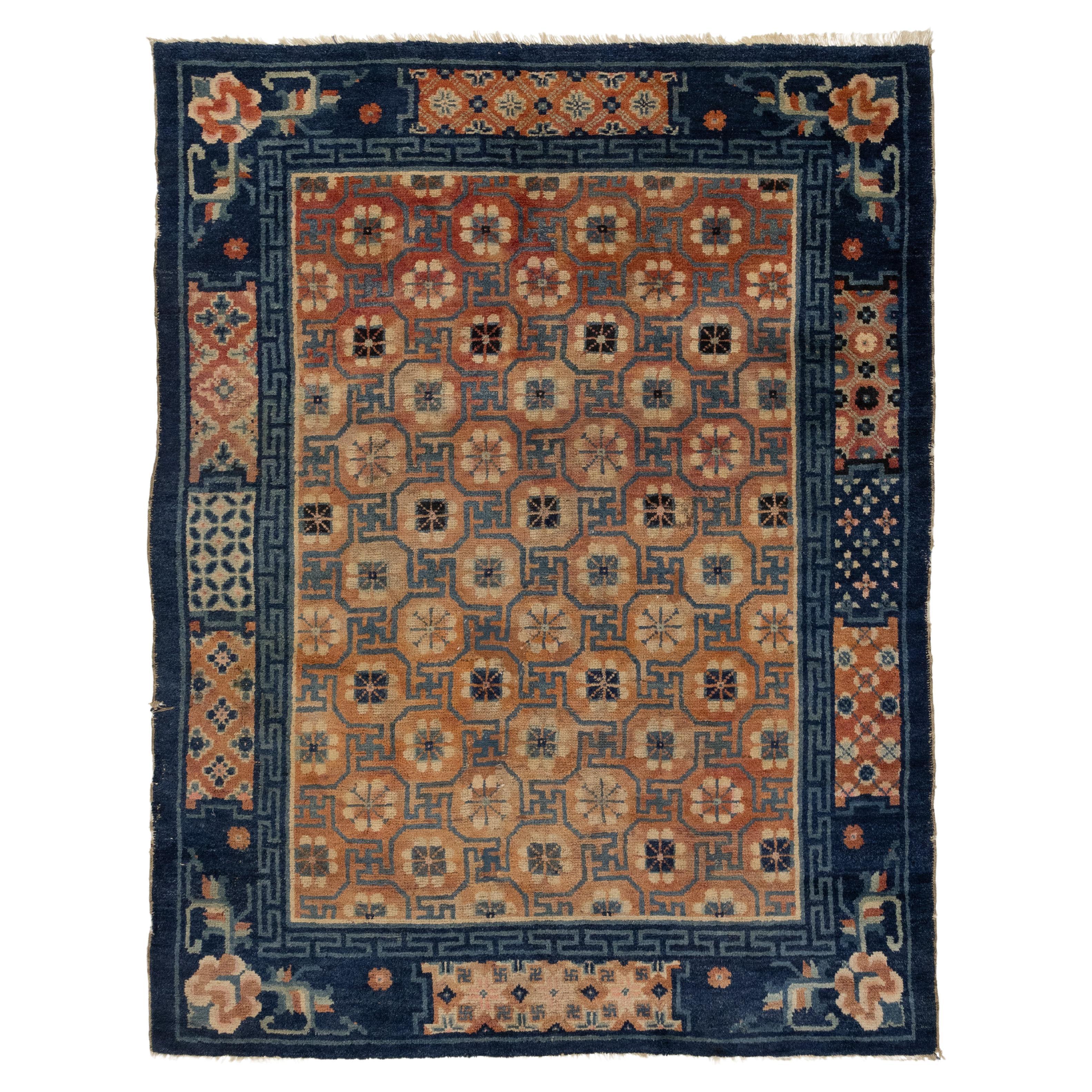 Antique Chinese Peking Rug, circa 1880s For Sale