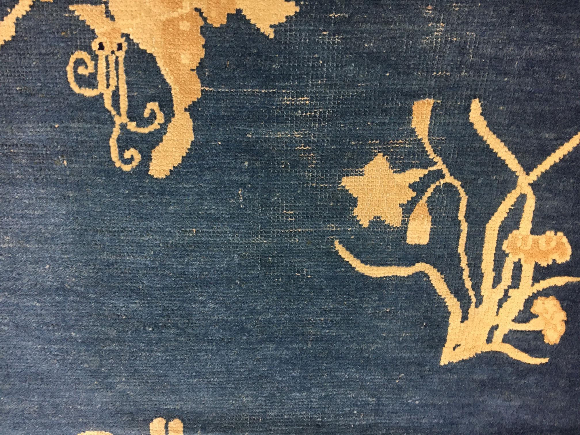 Laine Tapis chinois ancien de Pékin:: vers 1900 en vente