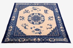 Antiker chinesischer Pekinger Teppich
