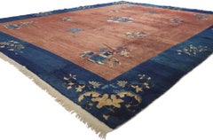1920's Chinese Peking Carpet with Traditional Style
