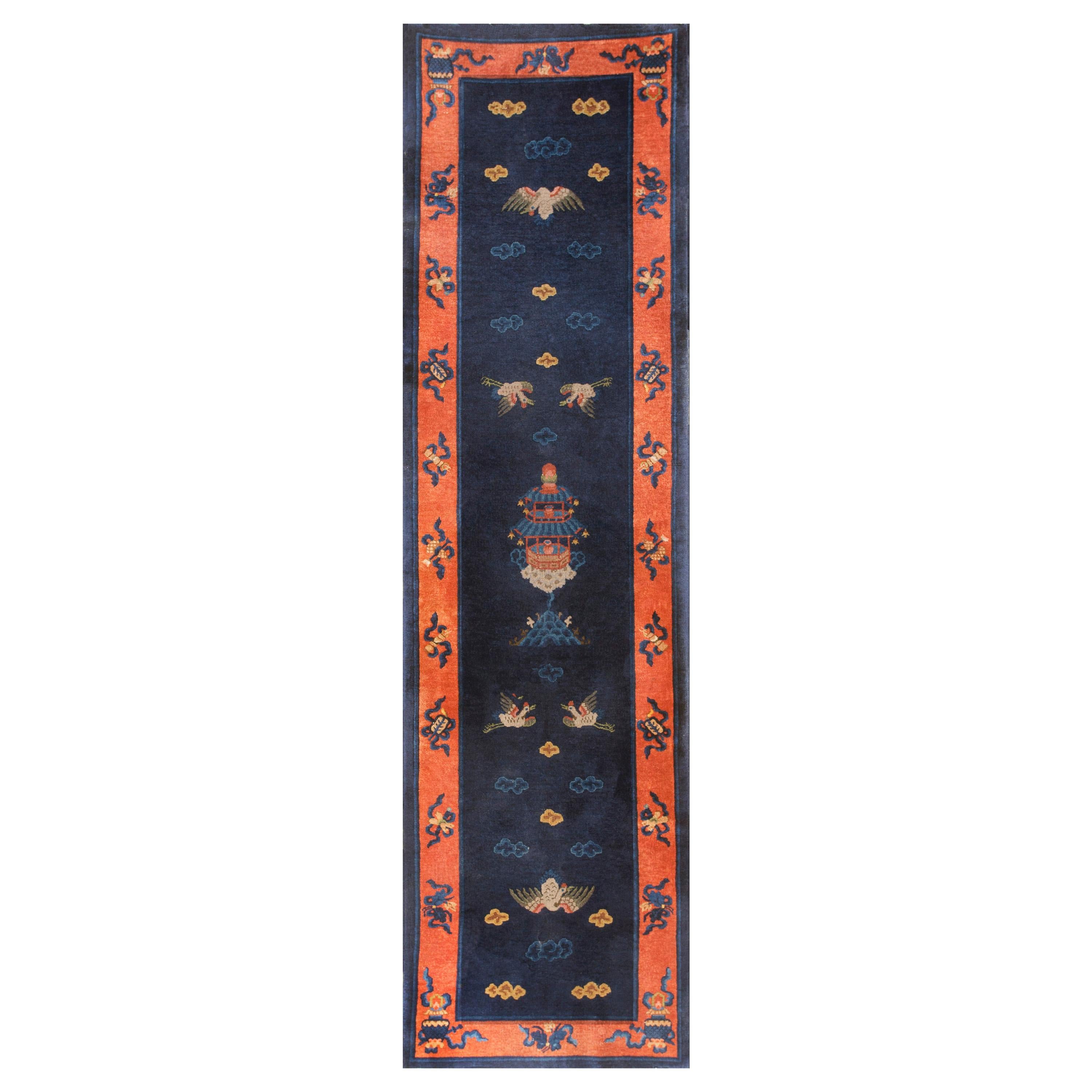 1920s Chinese Peking Carpet ( 3'2" x 11'8" - 97 x 357 )
