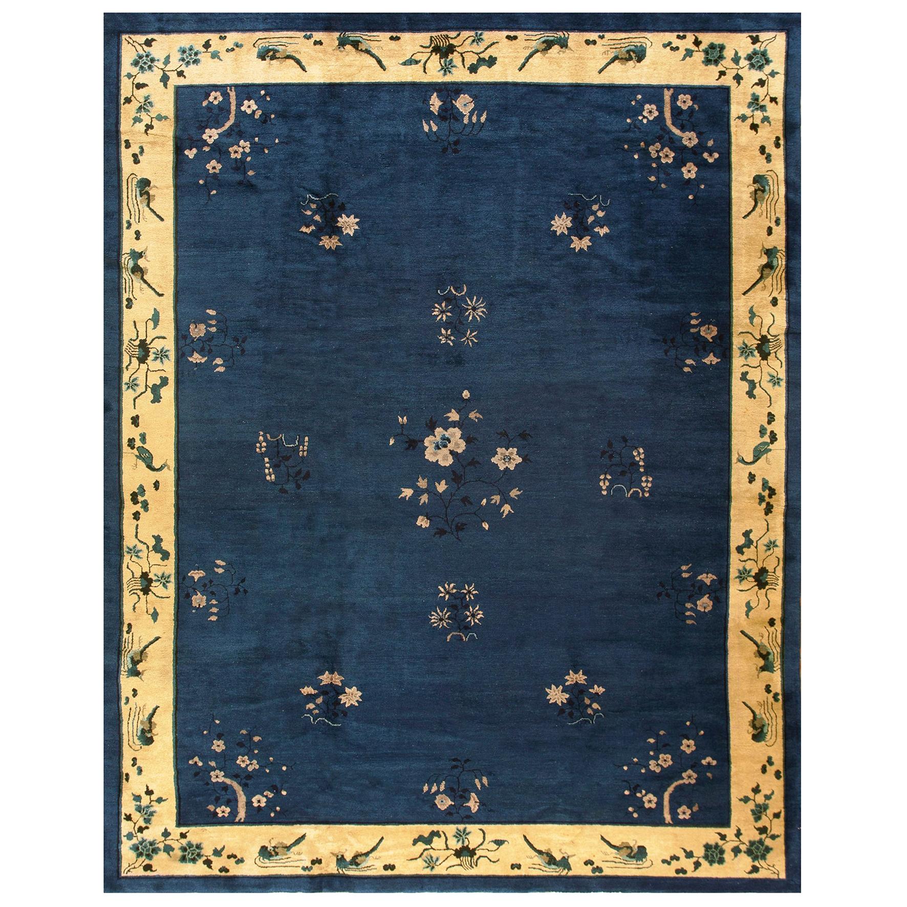 Chinesischer Peking-Teppich des frühen 20. Jahrhunderts ( 9' x 11'4" - 275 x 345) im Angebot