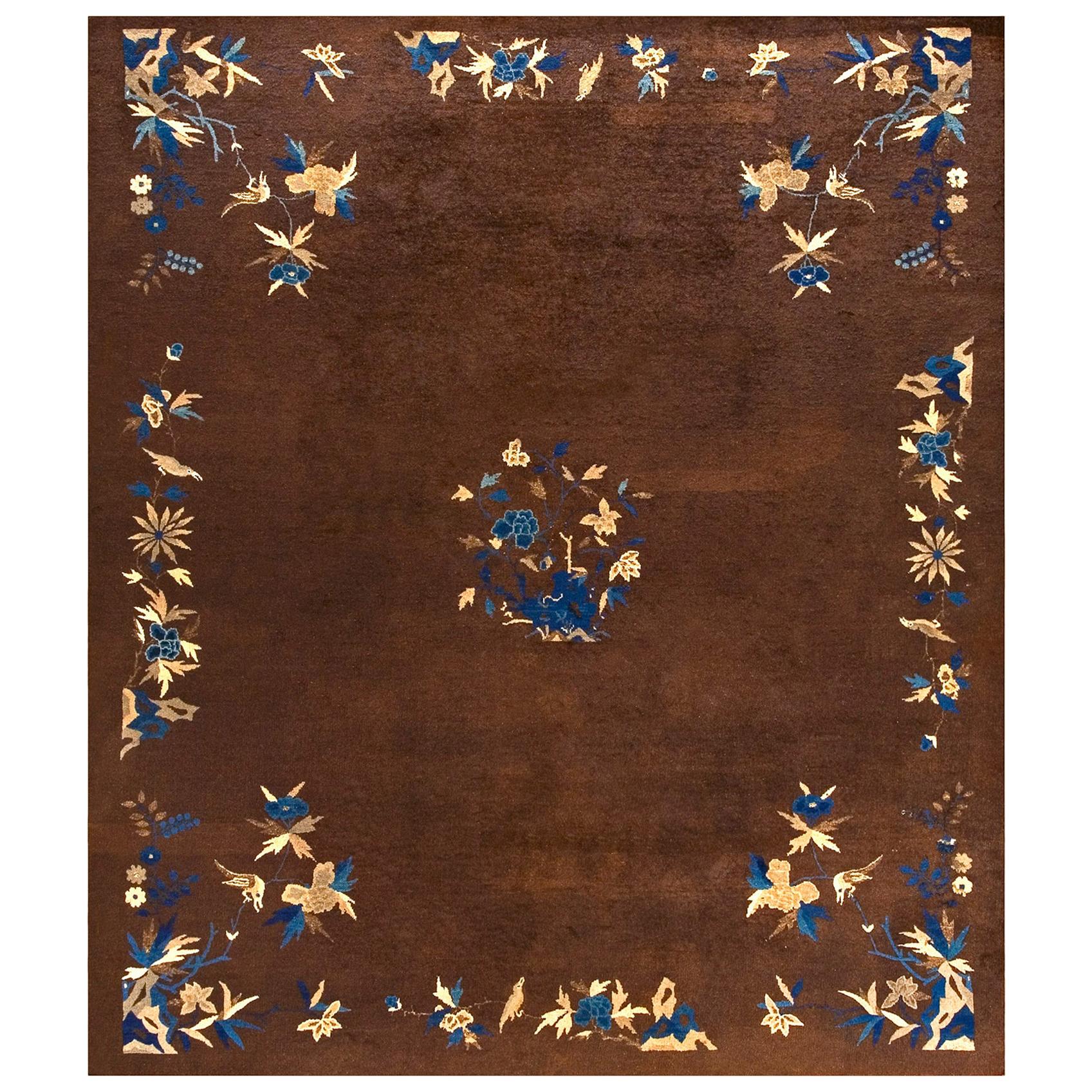 Antique Chinese, Peking Rug For Sale