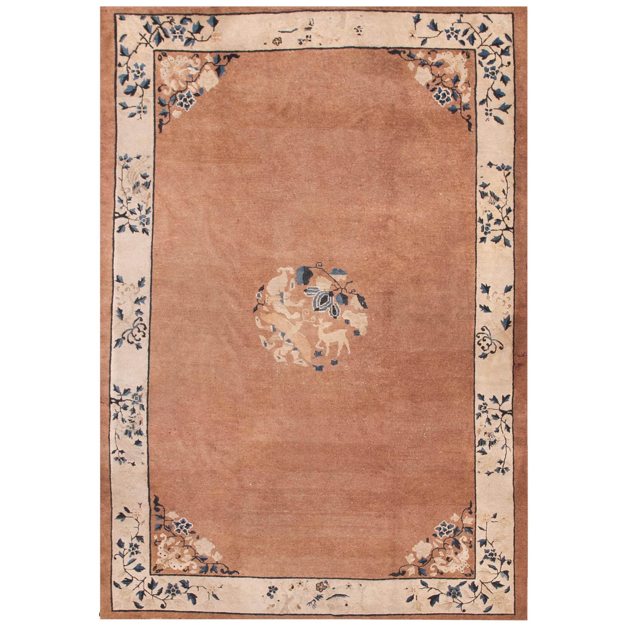 Chinesischer Peking-Teppich des frühen 20. Jahrhunderts ( 6'' x 8''8 - 183 x 265) im Angebot