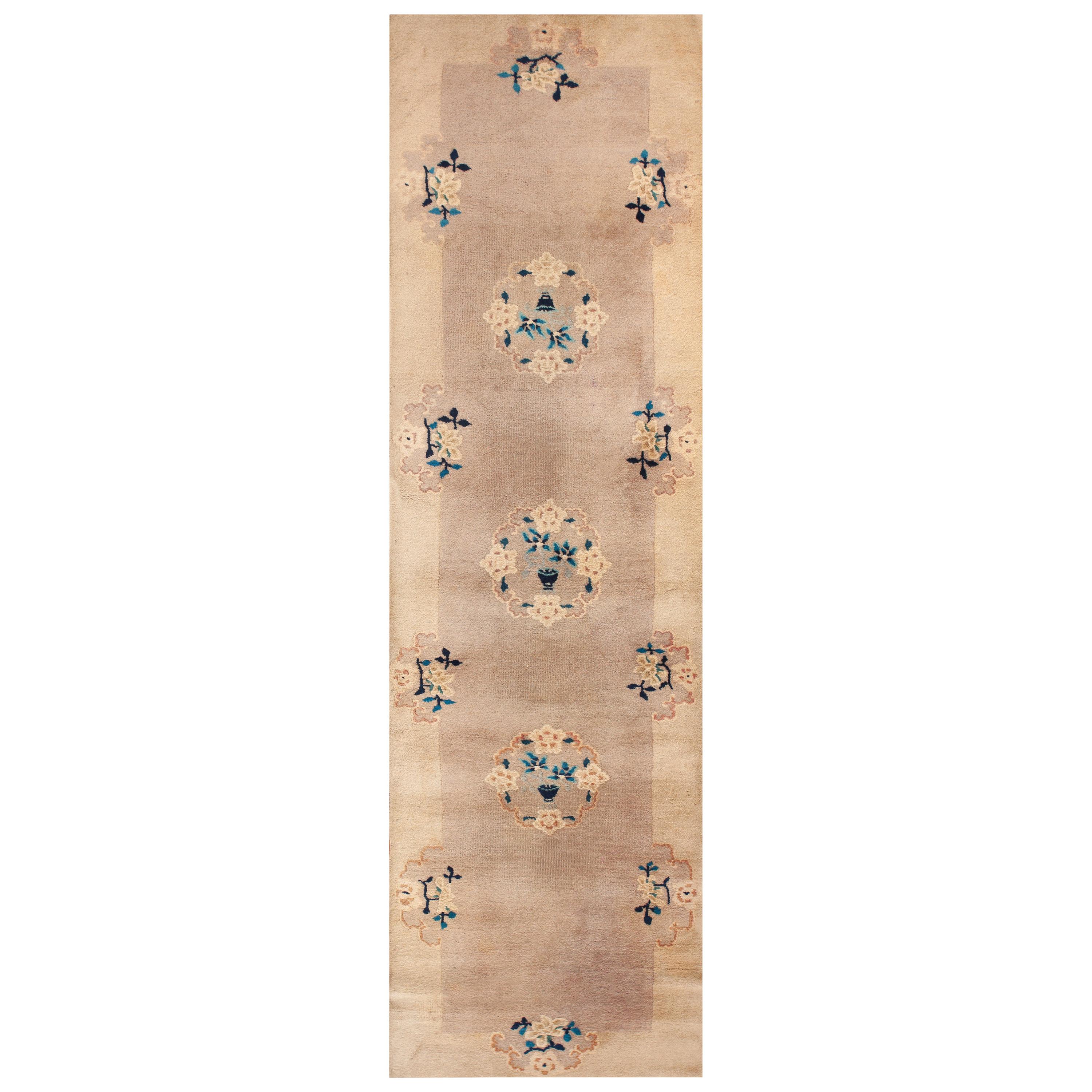 Tapis chinois ancien de Pékin de 2' 10""" x 9' 0"""