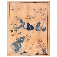 Early 20th Century Chinese Peking Scenic Carpet ( 9'6" x 13' - 290 x 395 )