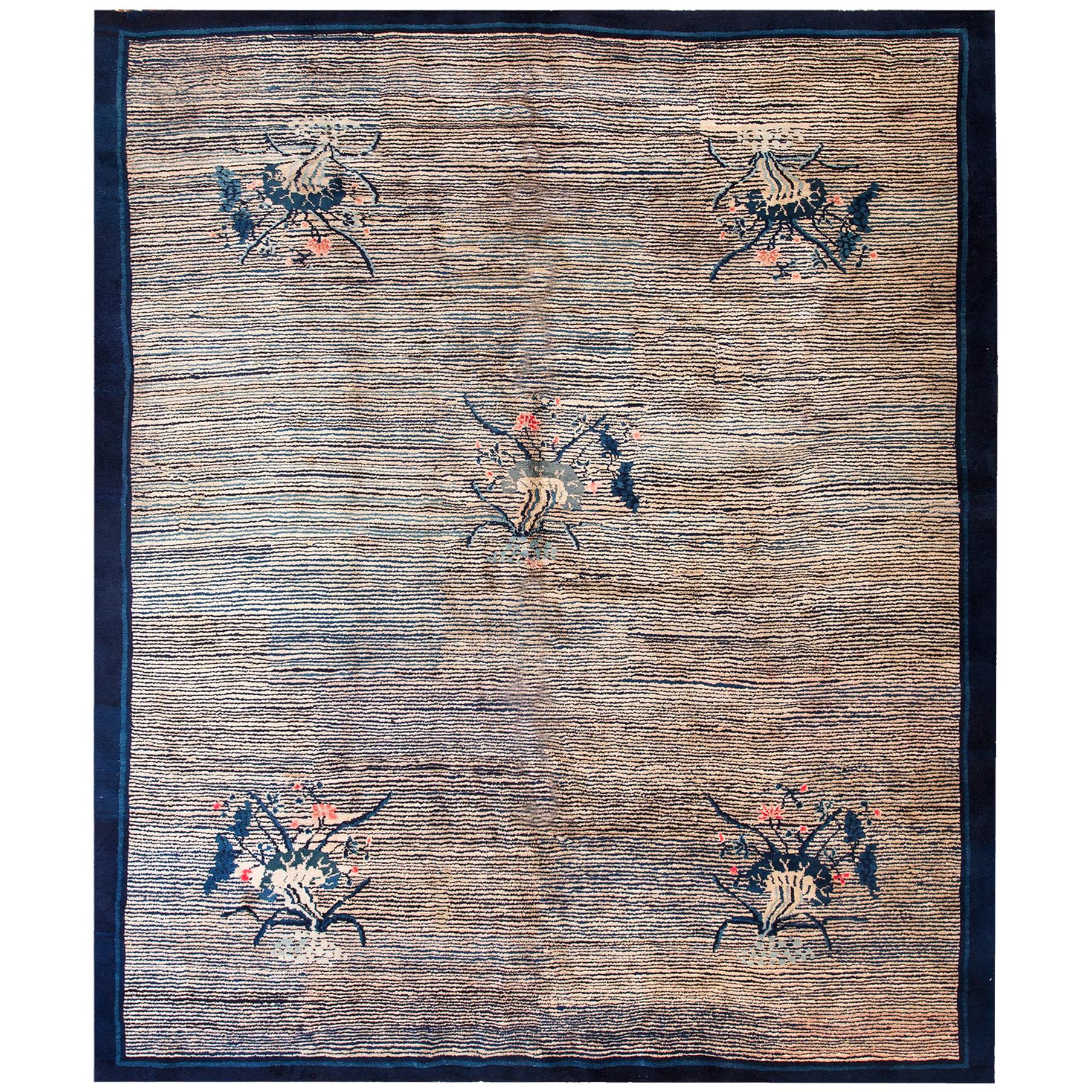 Early 20th Century Chinese Peking Carpet ( 8'3" x 9'8" - 250 x 295 ) For Sale