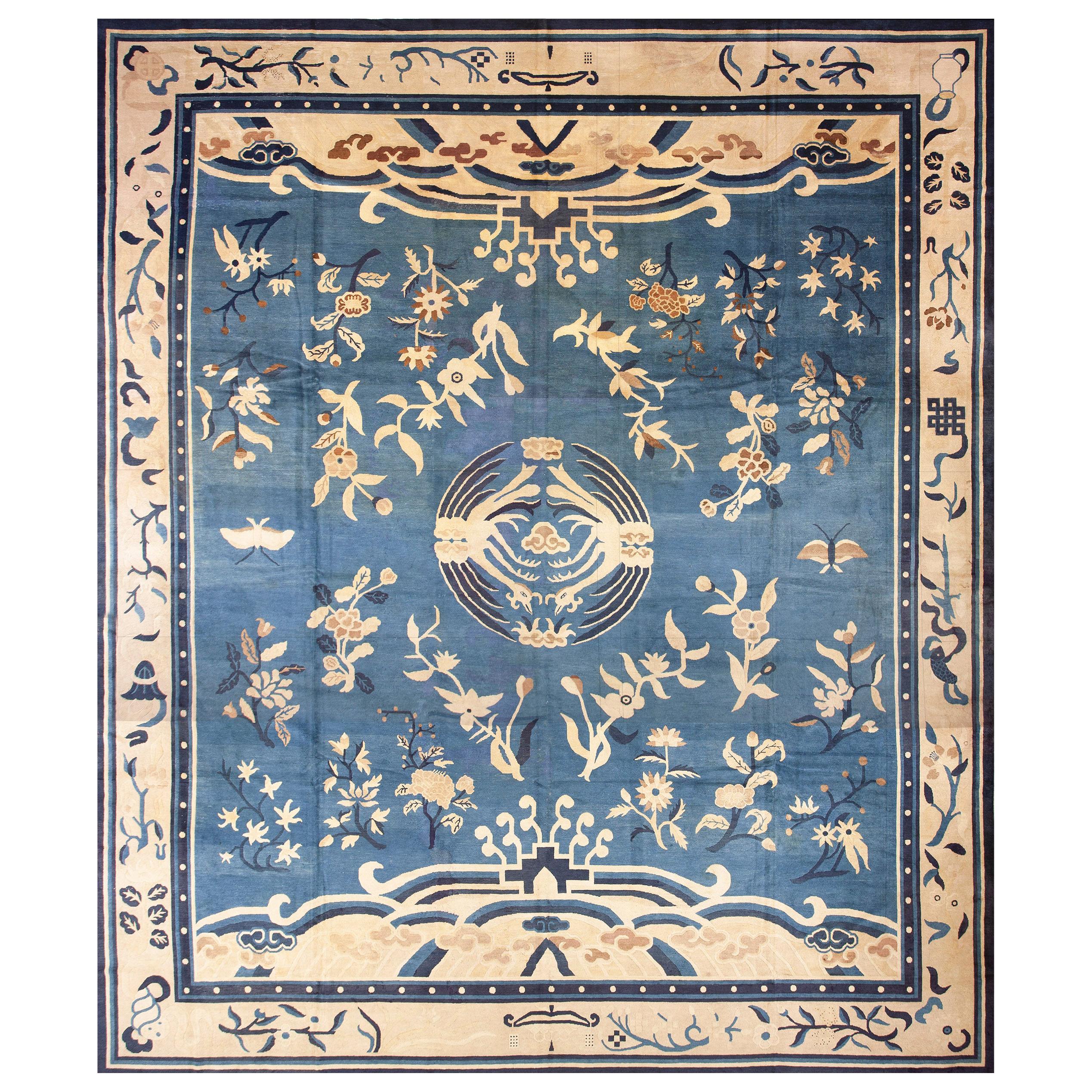 Antique Chinese Peking Rug 15' 6" x 18' 3"