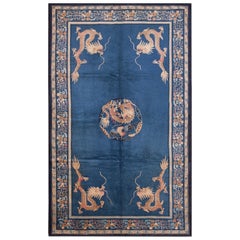 Tappeto con drago di Pechino dei primi del Novecento ( 7' x 11'8" - 213 x 356 )