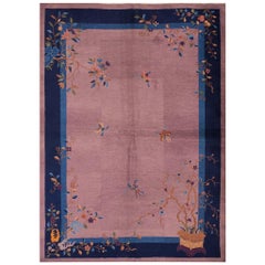 Antique Chinese Peking Rug 6' 4" x 8' 6"