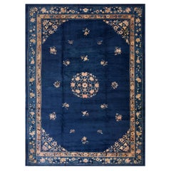 Tapis chinois ancien de Pékin de 0' 2""" x 14' 2"" 