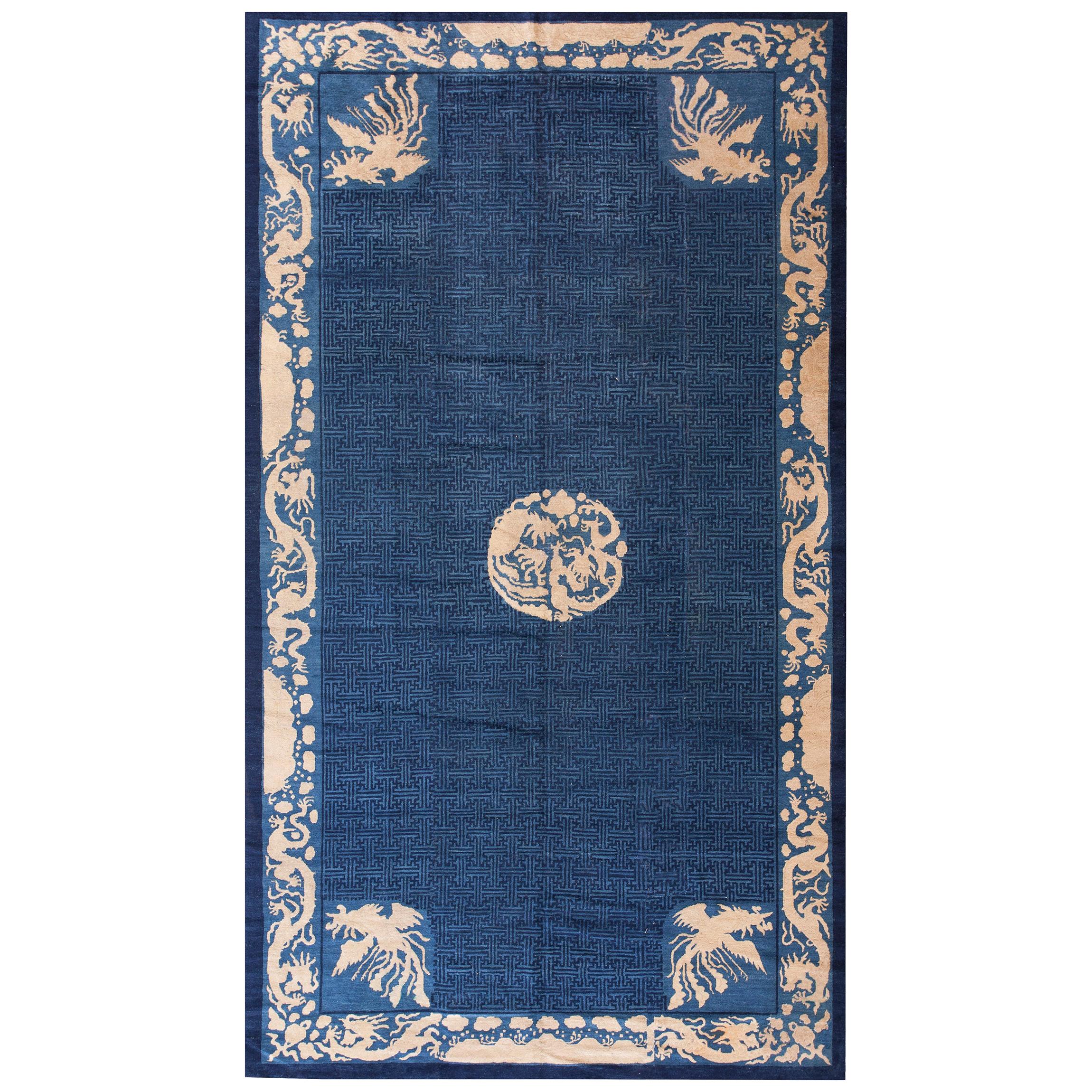 19th Century Chinese Peking Carpet ( 6'6" x 11'9" - 198 x 358 ) For Sale