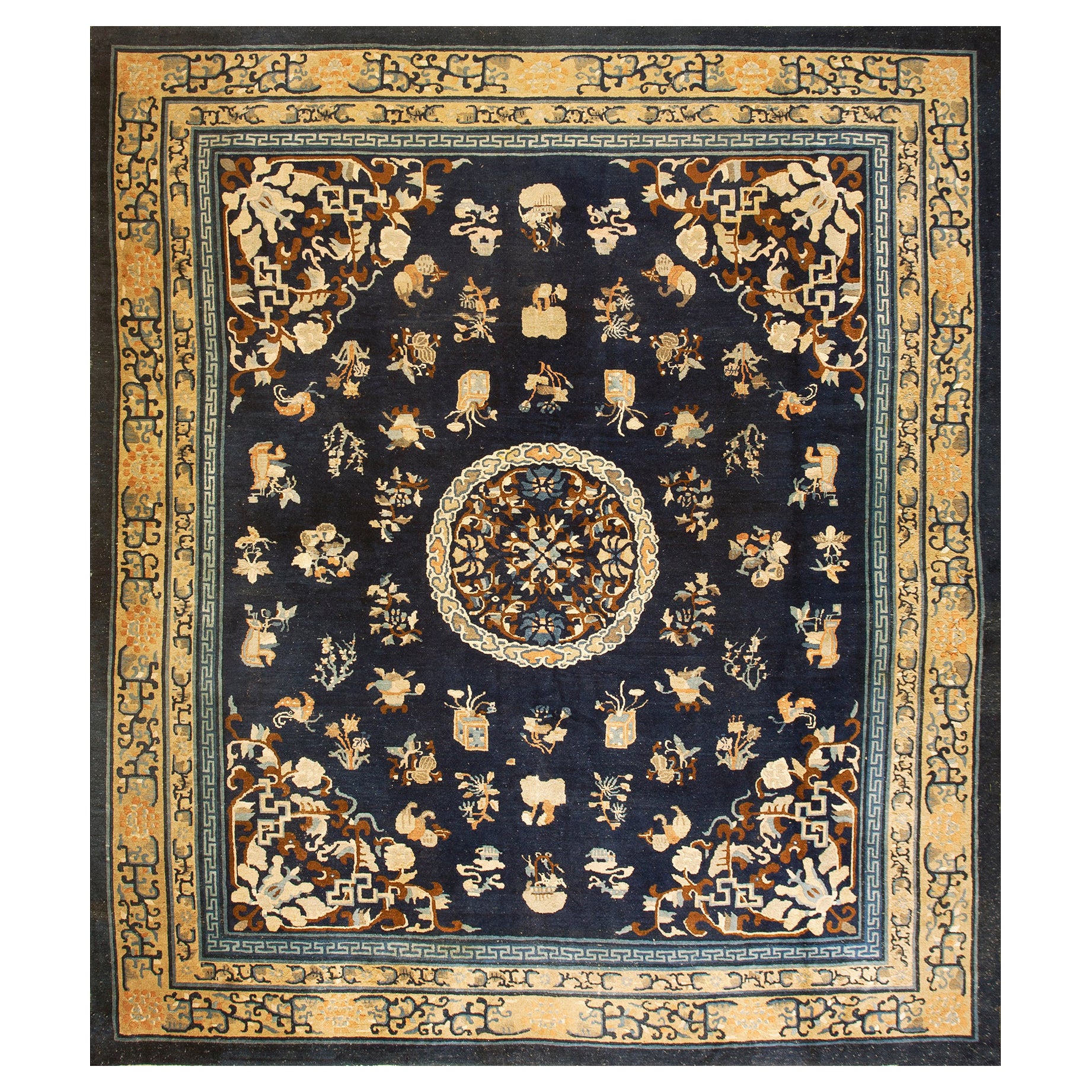 Tapis chinois ancien de Pékin de style chinois
