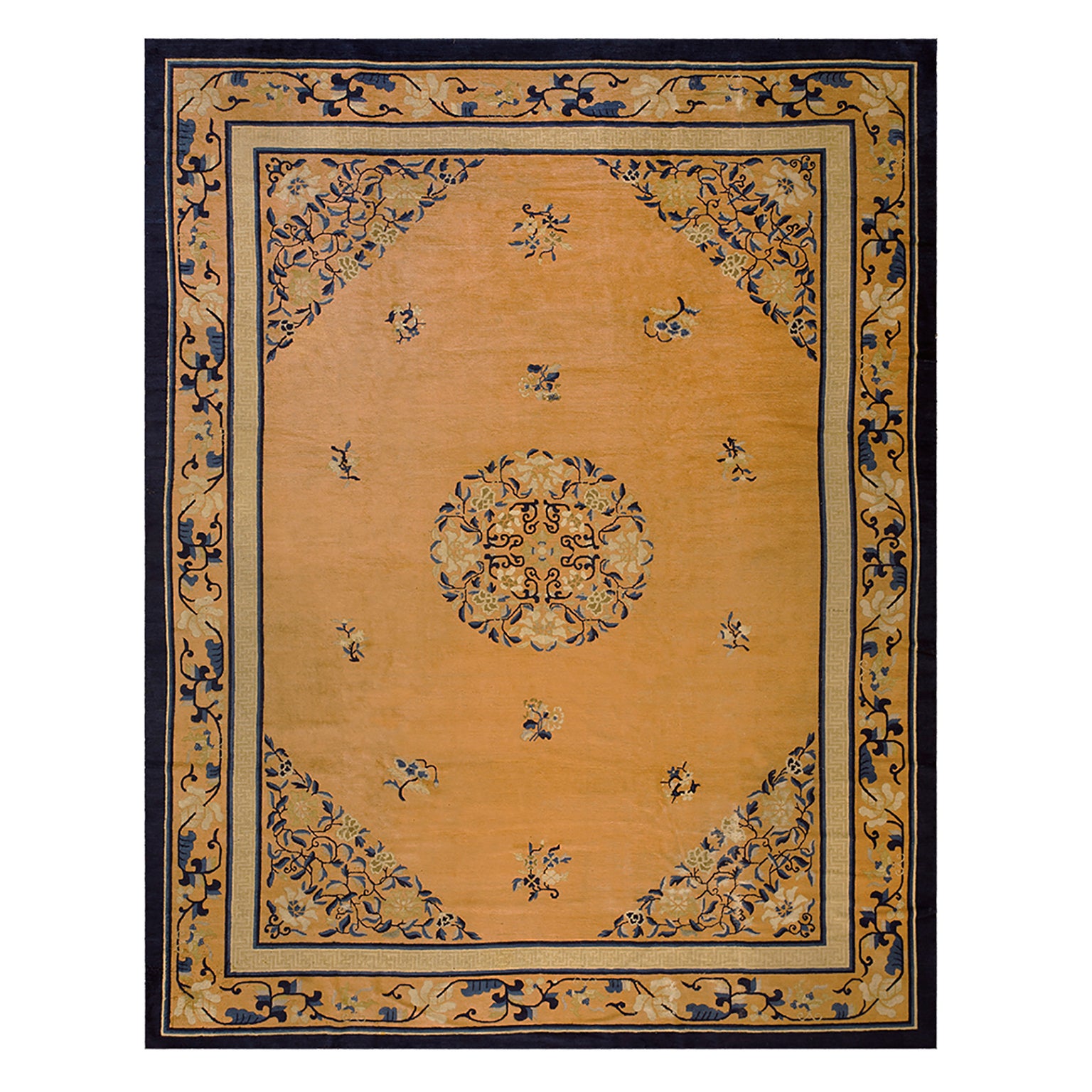 Antique Chinese, Peking Rug For Sale