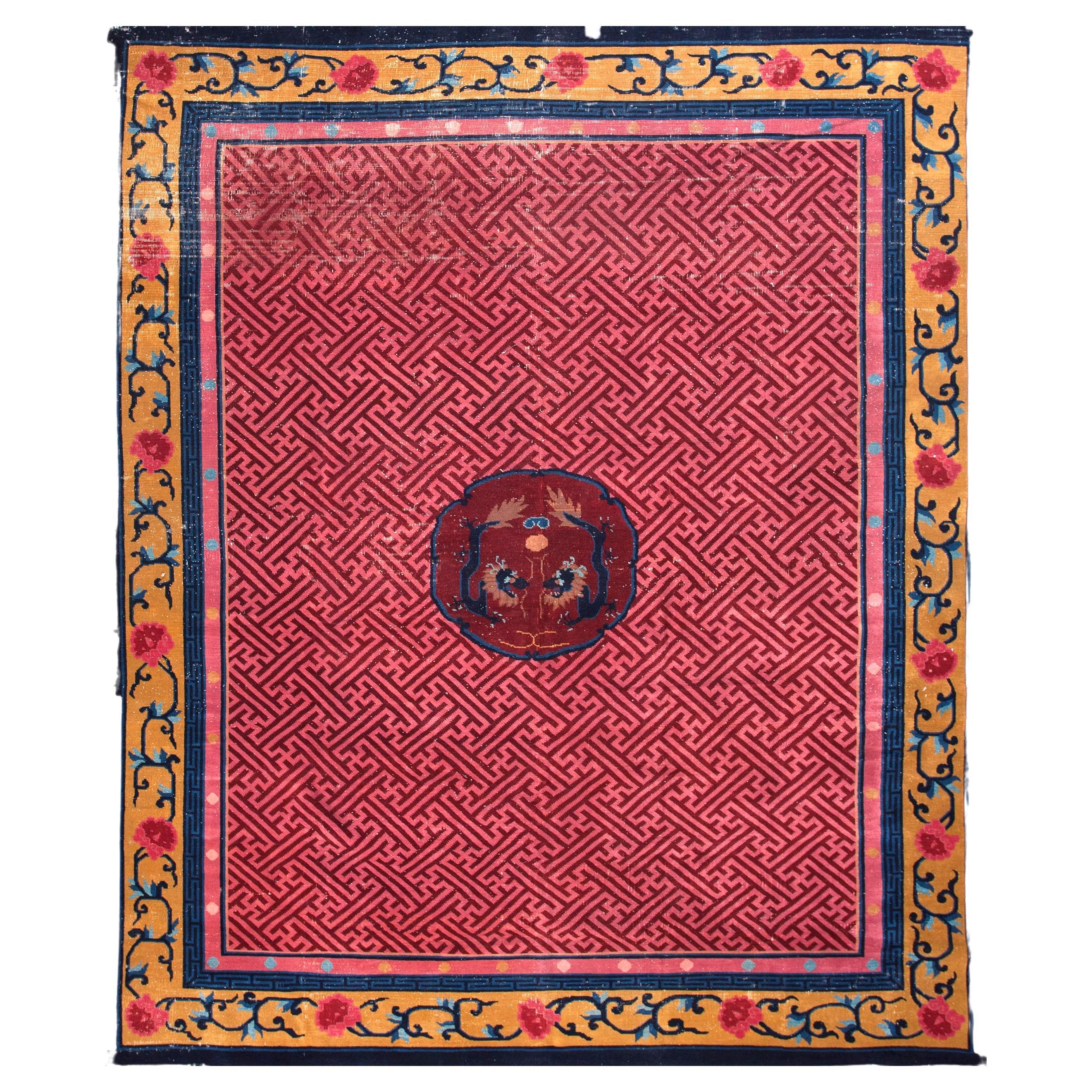 Early 20th Century Chinese Peking Carpet ( 8' x 9'6" - 245 x 290 )