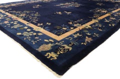 Antique Chinese Peking Rug with Art Deco Style Inspired by Walter Nichols
