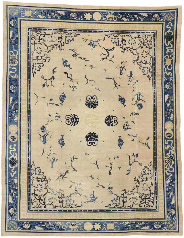 Antique Chinese Art Deco Rug with Chinoiserie Style at 1stDibs ...