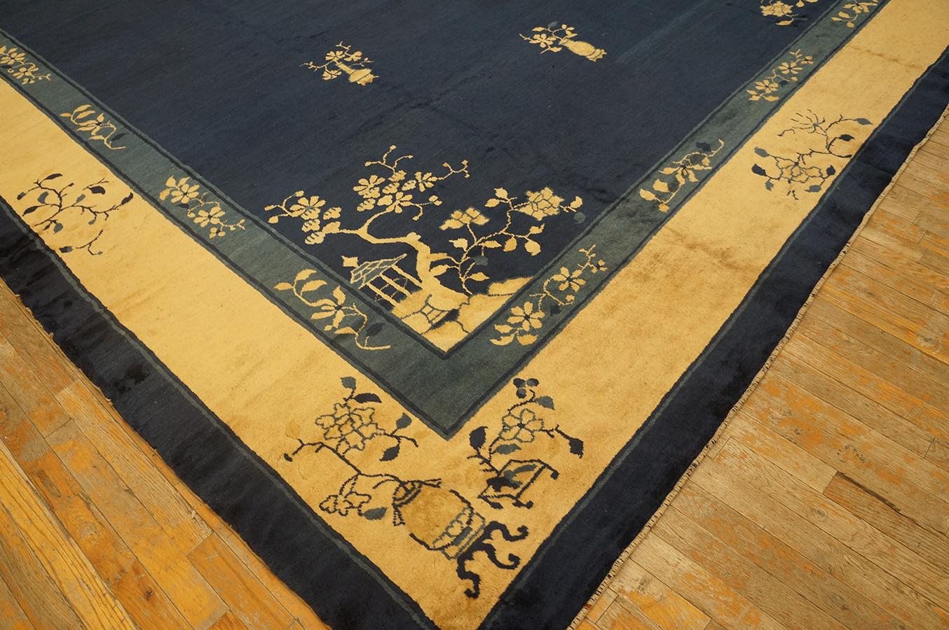 Late 19th Century Chinese Peking Carpet ( 10' x 13'4'' - 305 x 407 ) For Sale 5