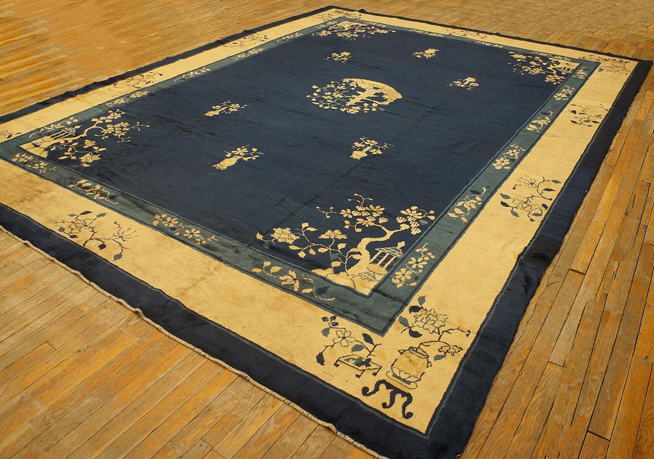 Hand-Knotted Late 19th Century Chinese Peking Carpet ( 10' x 13'4'' - 305 x 407 ) For Sale