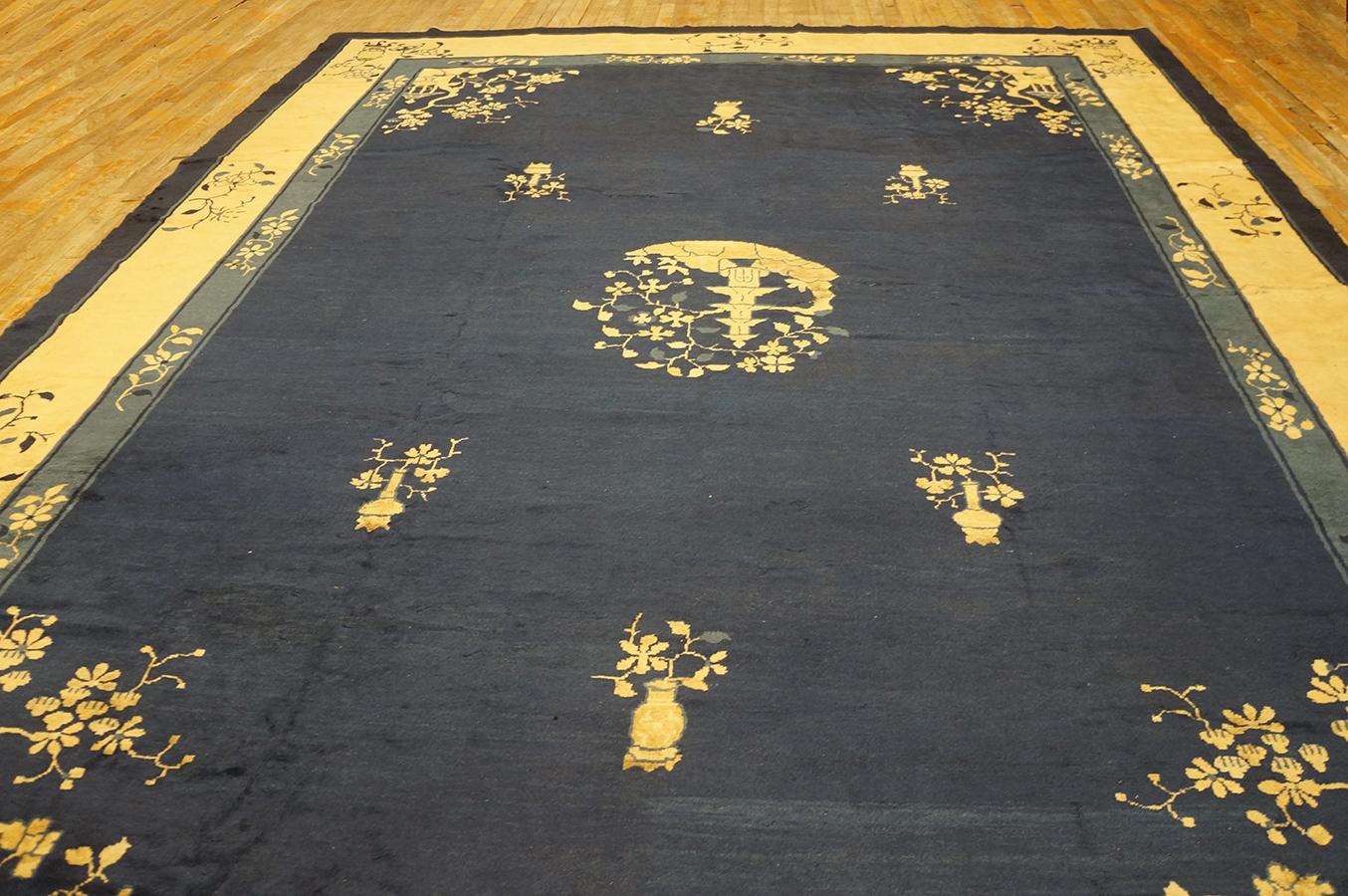 Late 19th Century Chinese Peking Carpet ( 10' x 13'4'' - 305 x 407 ) For Sale 2