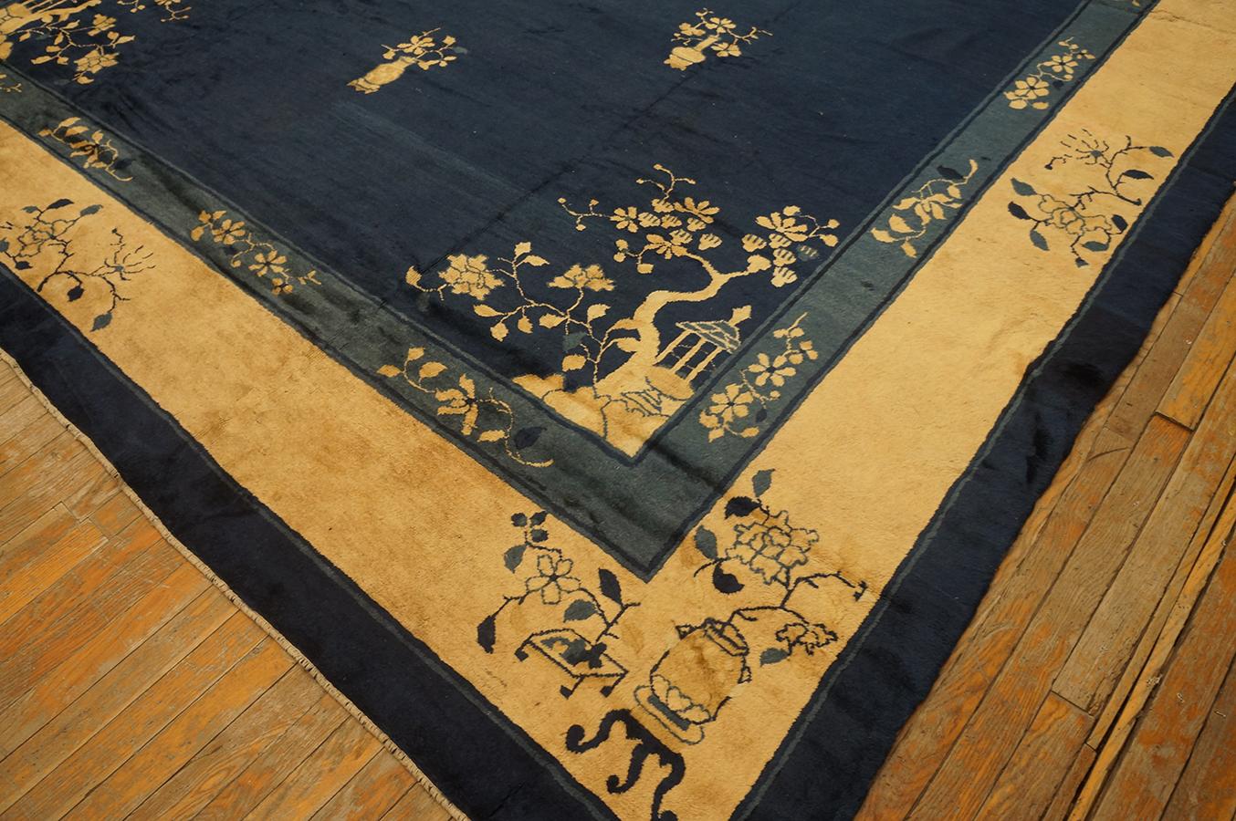 Late 19th Century Chinese Peking Carpet ( 10' x 13'4'' - 305 x 407 ) For Sale 3
