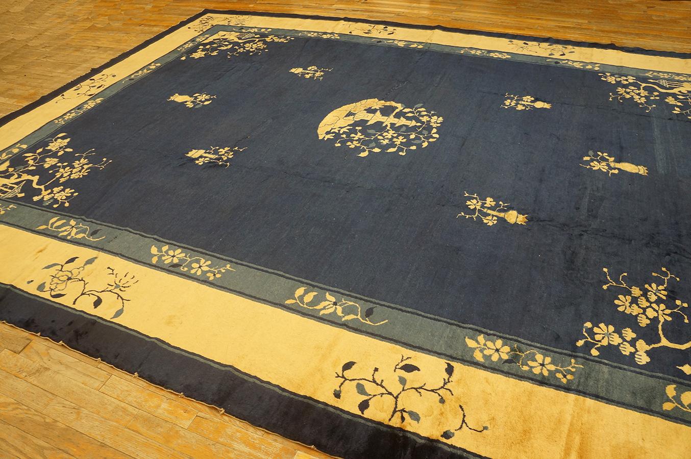 Late 19th Century Chinese Peking Carpet ( 10' x 13'4'' - 305 x 407 ) For Sale 4