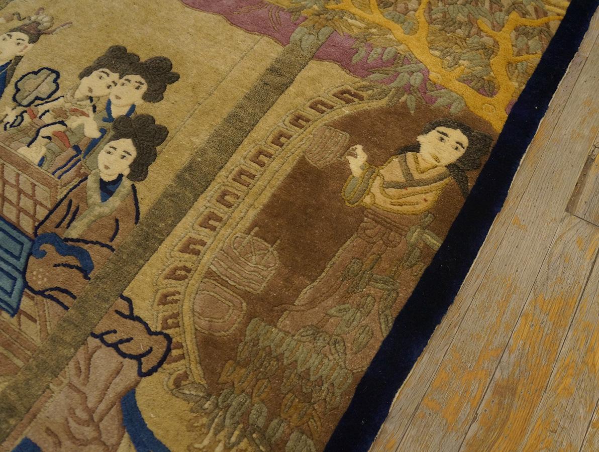 Tapis de Pékin chinois des années 1920 ( 4' 6''x 9' 1'' - 137 x 276 ) en vente 9
