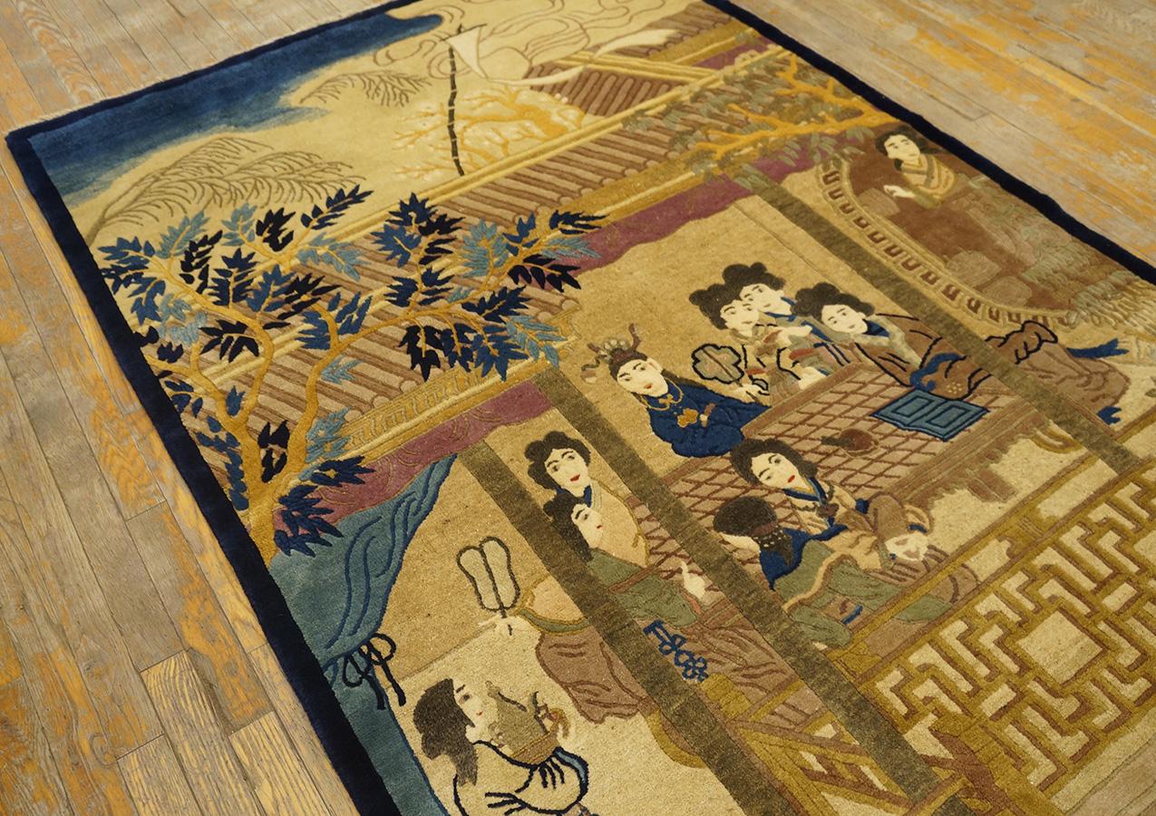 Début du 20ème siècle Tapis de Pékin chinois des années 1920 ( 4' 6''x 9' 1'' - 137 x 276 ) en vente