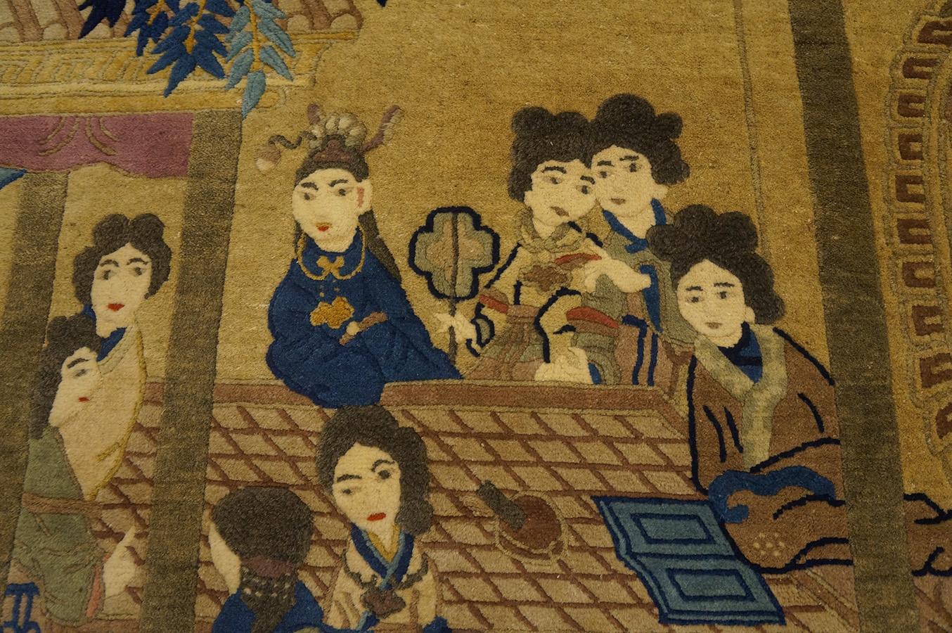 Tapis de Pékin chinois des années 1920 ( 4' 6''x 9' 1'' - 137 x 276 ) en vente 1