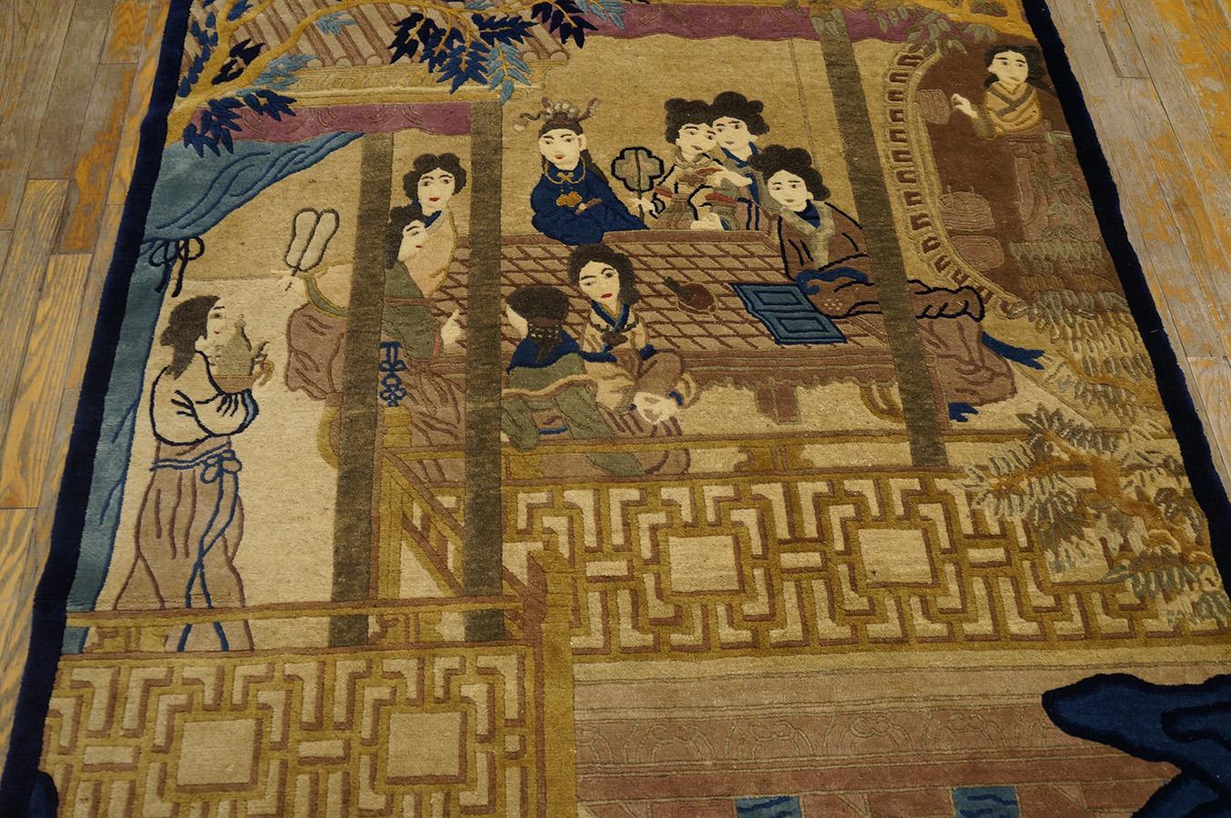 Tapis de Pékin chinois des années 1920 ( 4' 6''x 9' 1'' - 137 x 276 ) en vente 2