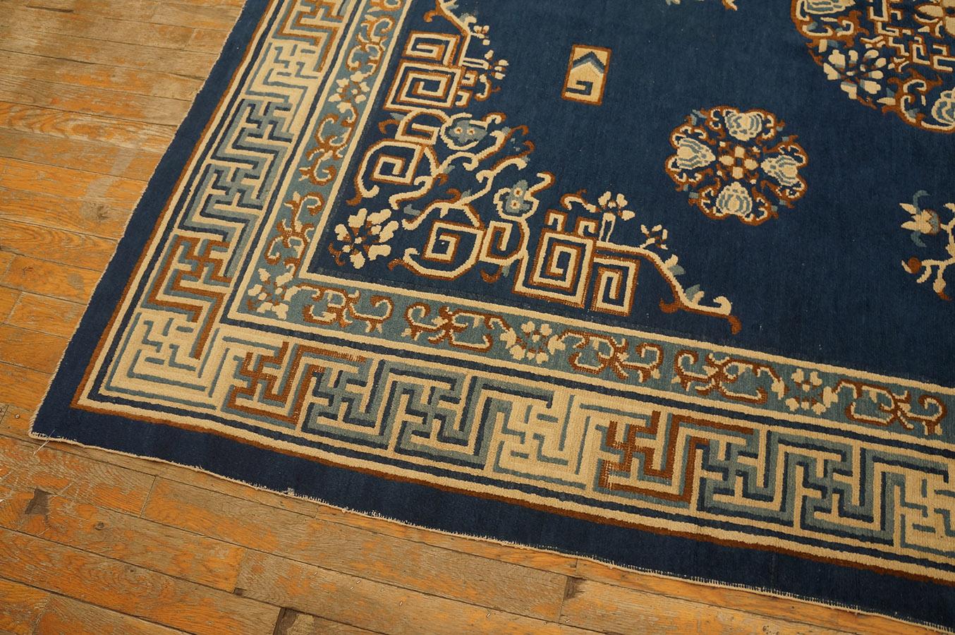 Antique Chinese, Peking Rugs 7' 7'' x 9' 6'' For Sale 6
