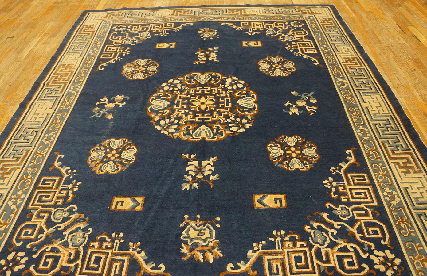 Antique Chinese, Peking Rugs 7' 7'' x 9' 6'' For Sale 9