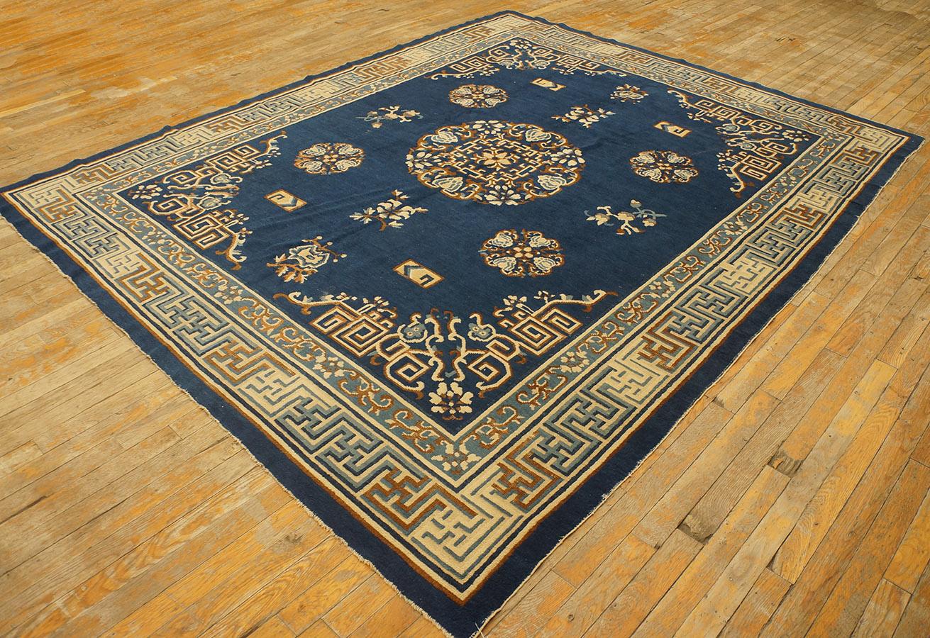 Antique Chinese - Peking rugs, size: 7' 7'' x 9' 6''.