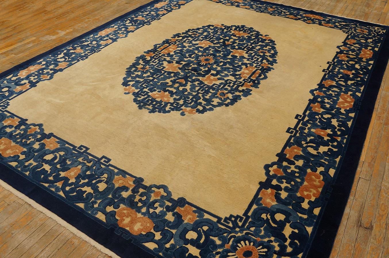 Hand-Knotted Antique Chinese, Peking Rug 8' 0