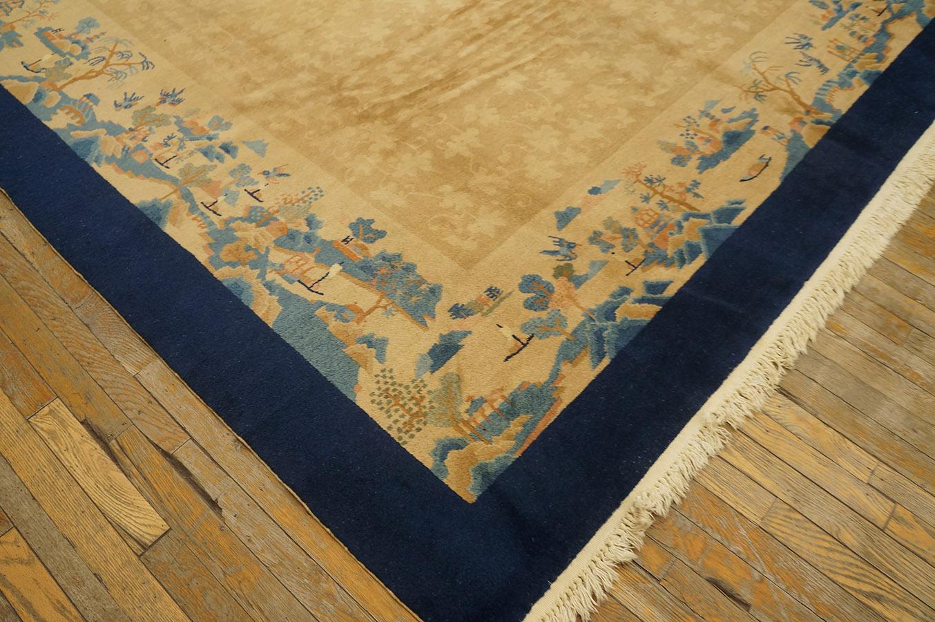 Early 20th Century Chinese Peking Carpet ( 8'5'' x 9'10'' - 256 x 300 ) For Sale 9