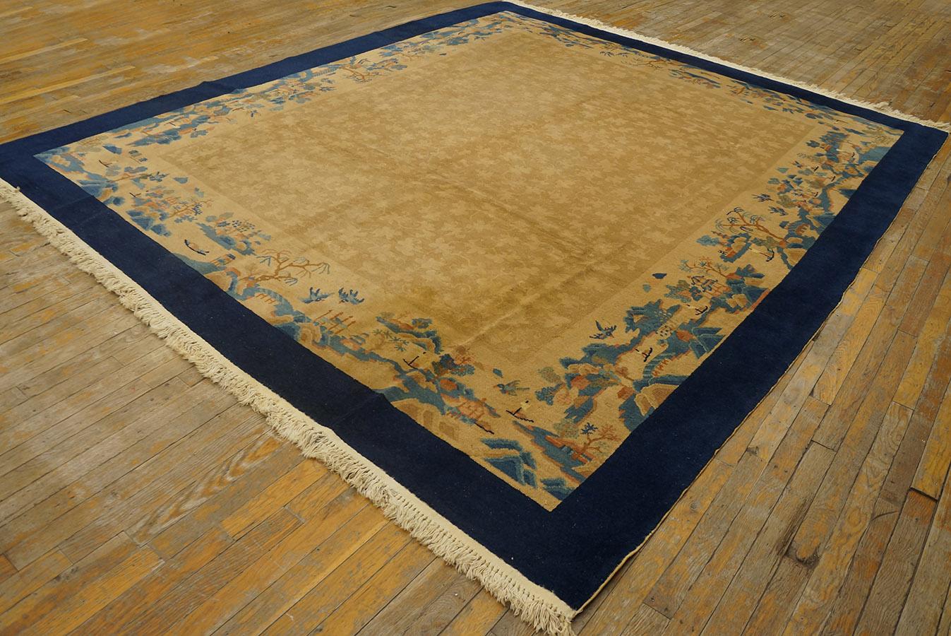 Hand-Knotted Early 20th Century Chinese Peking Carpet ( 8'5'' x 9'10'' - 256 x 300 )  For Sale