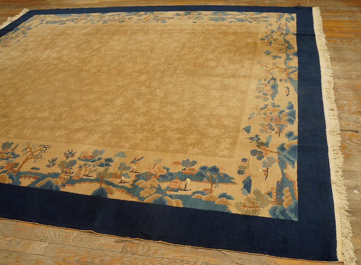 Wool Early 20th Century Chinese Peking Carpet ( 8'5'' x 9'10'' - 256 x 300 )  For Sale