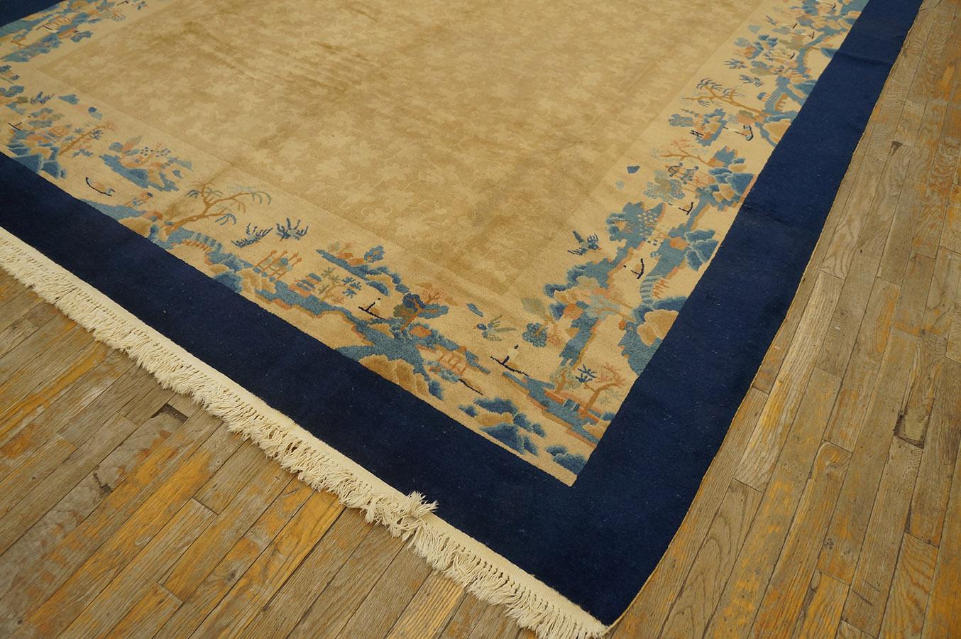 Early 20th Century Chinese Peking Carpet ( 8'5'' x 9'10'' - 256 x 300 ) For Sale 1