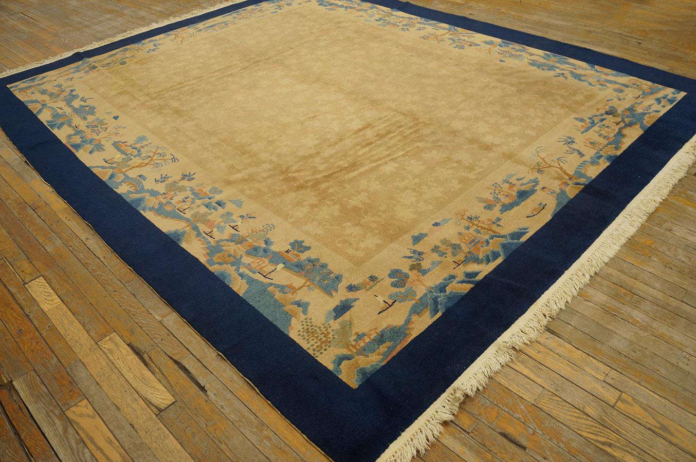 Early 20th Century Chinese Peking Carpet ( 8'5'' x 9'10'' - 256 x 300 )  For Sale 3