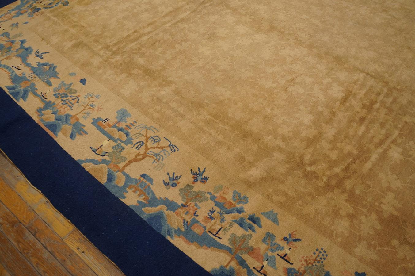 Early 20th Century Chinese Peking Carpet ( 8'5'' x 9'10'' - 256 x 300 )  For Sale 4