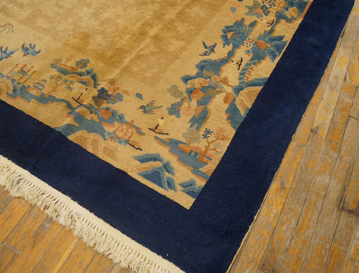 Early 20th Century Chinese Peking Carpet ( 8'5'' x 9'10'' - 256 x 300 ) For Sale 4