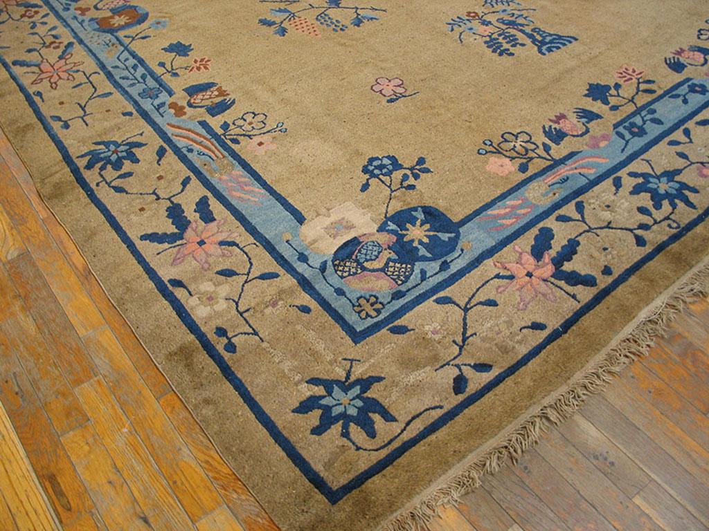 Hand-Knotted Antique Chinese, Peking Rugs For Sale