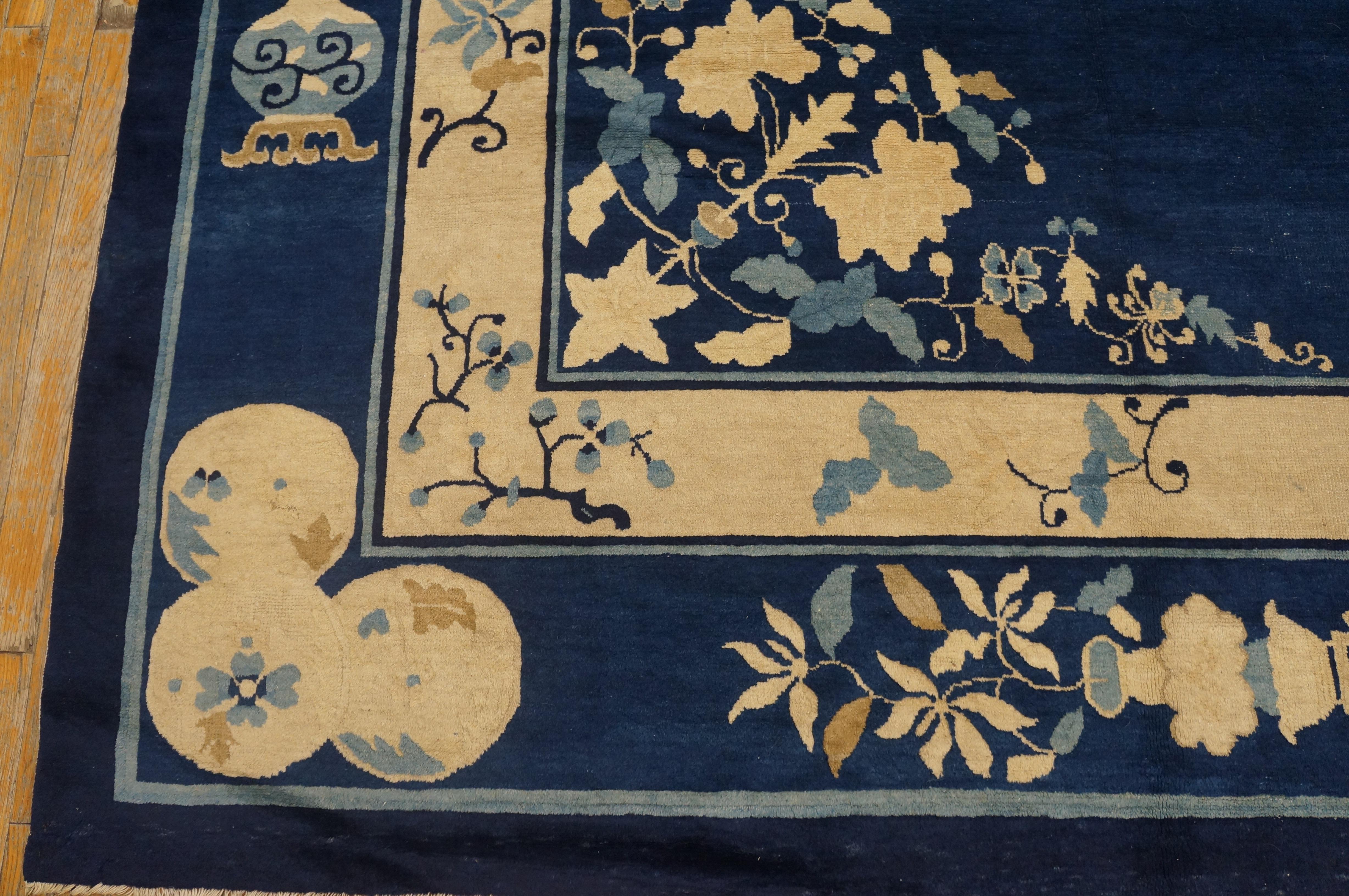 19th Century Chinese Perking Carpet ( 11'10