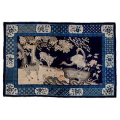 Retro Chinese Pictorial Rug 